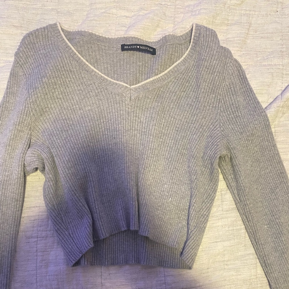 Brandy Melville Cropped Long sleeve